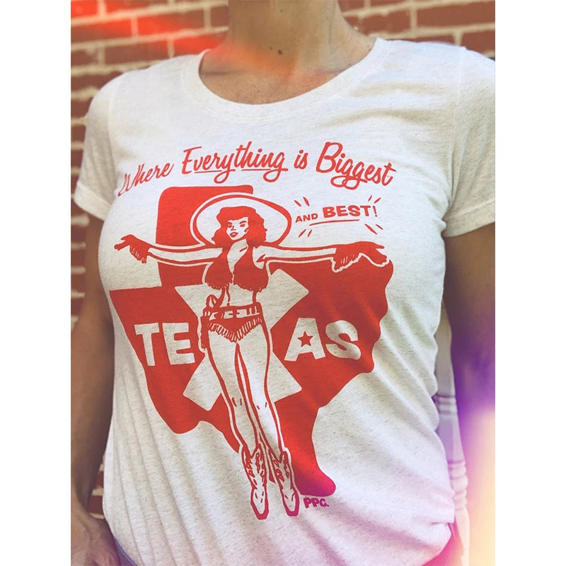 "Where Everything is Biggest" - Texas T-Shirt