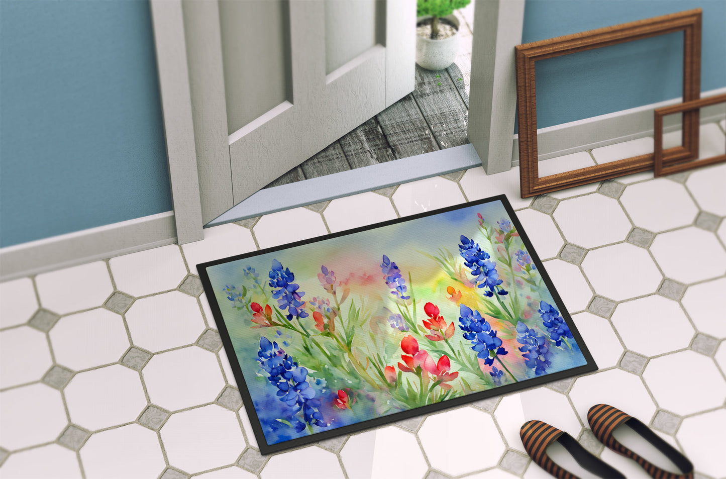 Texas Wildflowers Doormat