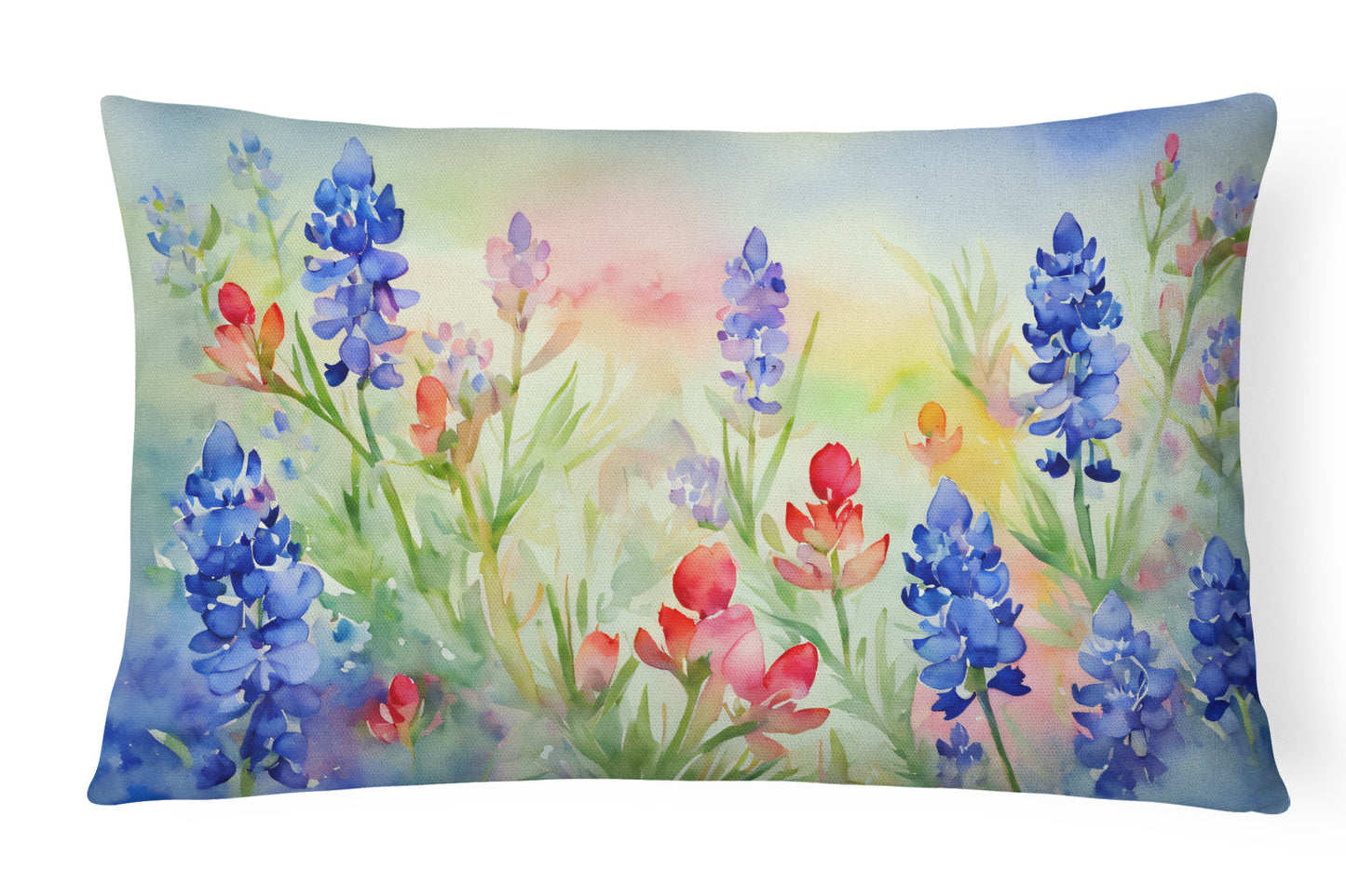 Texas Bluebonnets Indoor/Outdoor Pillow #2