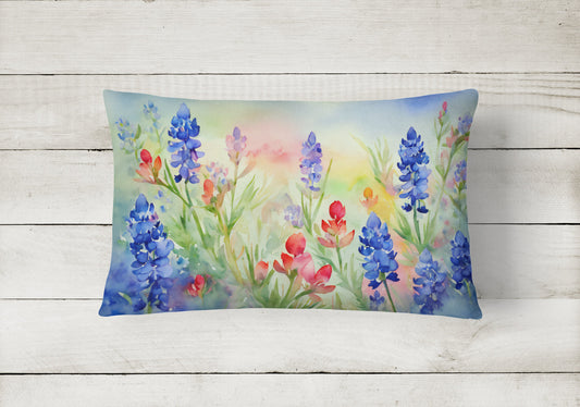 Texas Bluebonnets Indoor/Outdoor Pillow #2