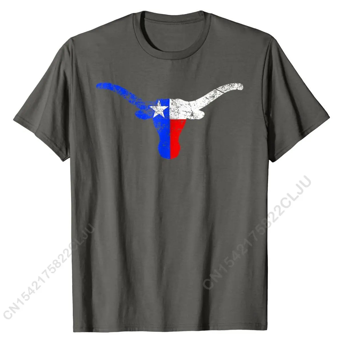 TX Longhorn Skull - TX Long Horns T-Shirt